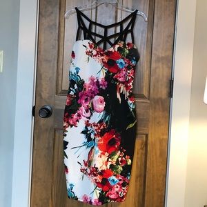 Floral midi dress